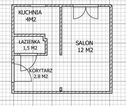 Mieszkanie Kawalerka 23m2 Parter
