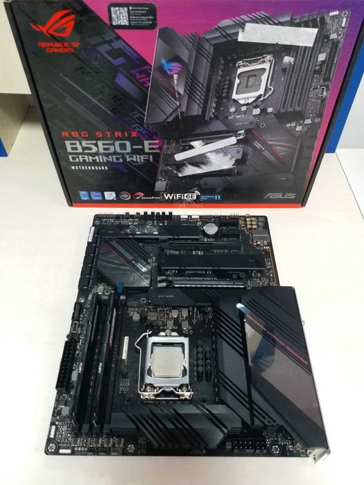 Топ комплект: Asus Strix B560-E Gaming WiFi+Intel I7 10700F+DDR4 32Gb