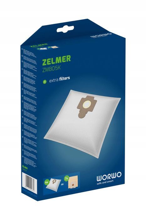 Worki do odkurzacza 12 szt ZELMER 1010 Admiral Cobra Compact Meteor