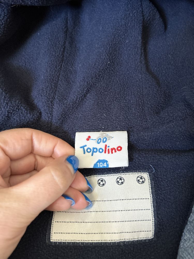 Жилетка демісезонна тепла Topolino, розмір 104