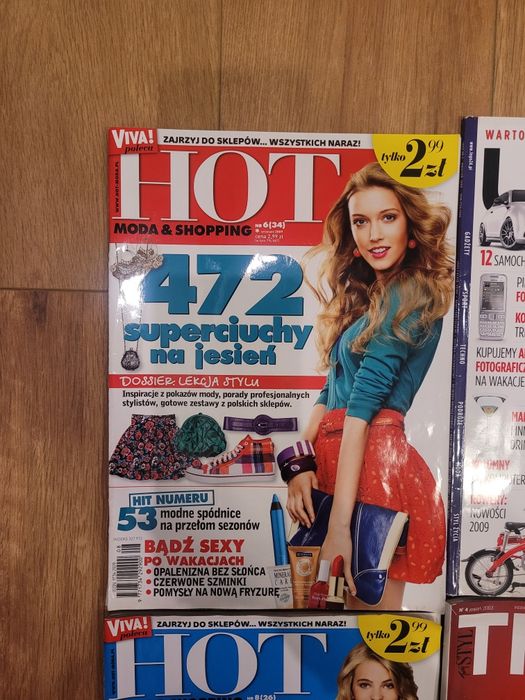 Czasopismo Hot Logo Trendy Styl