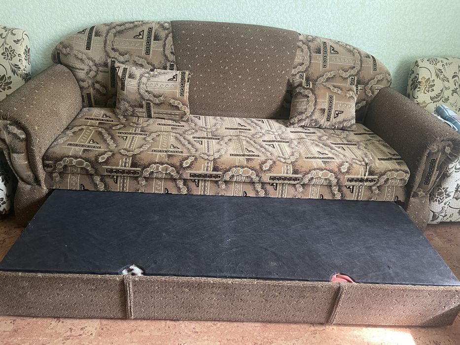 Диван, кресло, медель комплект: диван + 2 крісла