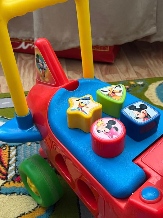 KIDDIELAND Чудомобиль - МИККИ-МАУС: ТРИ В ОДНОМ (свет, звук)