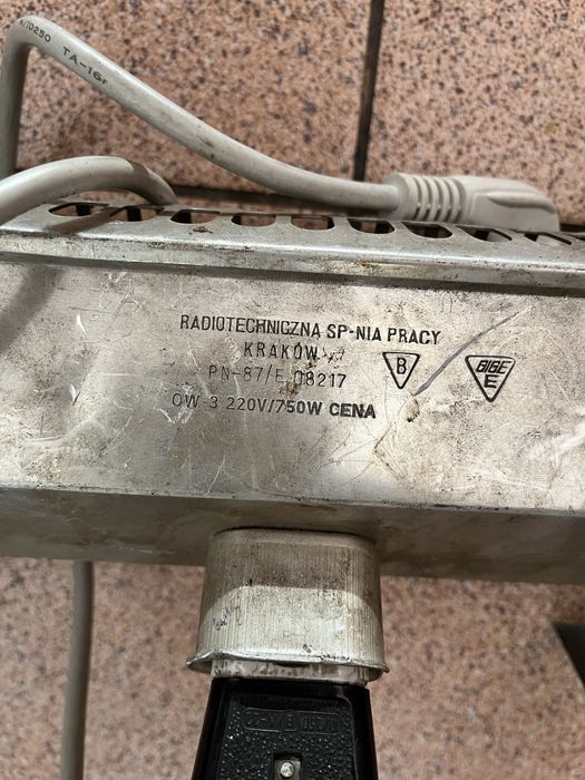 ogrzewacz wnętrza PRL OW-3 220V/750W