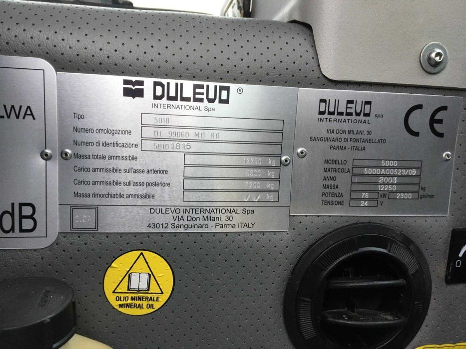 Zamiatarka Dulevo 5000 sprzedam lub zamienię na mniejszą