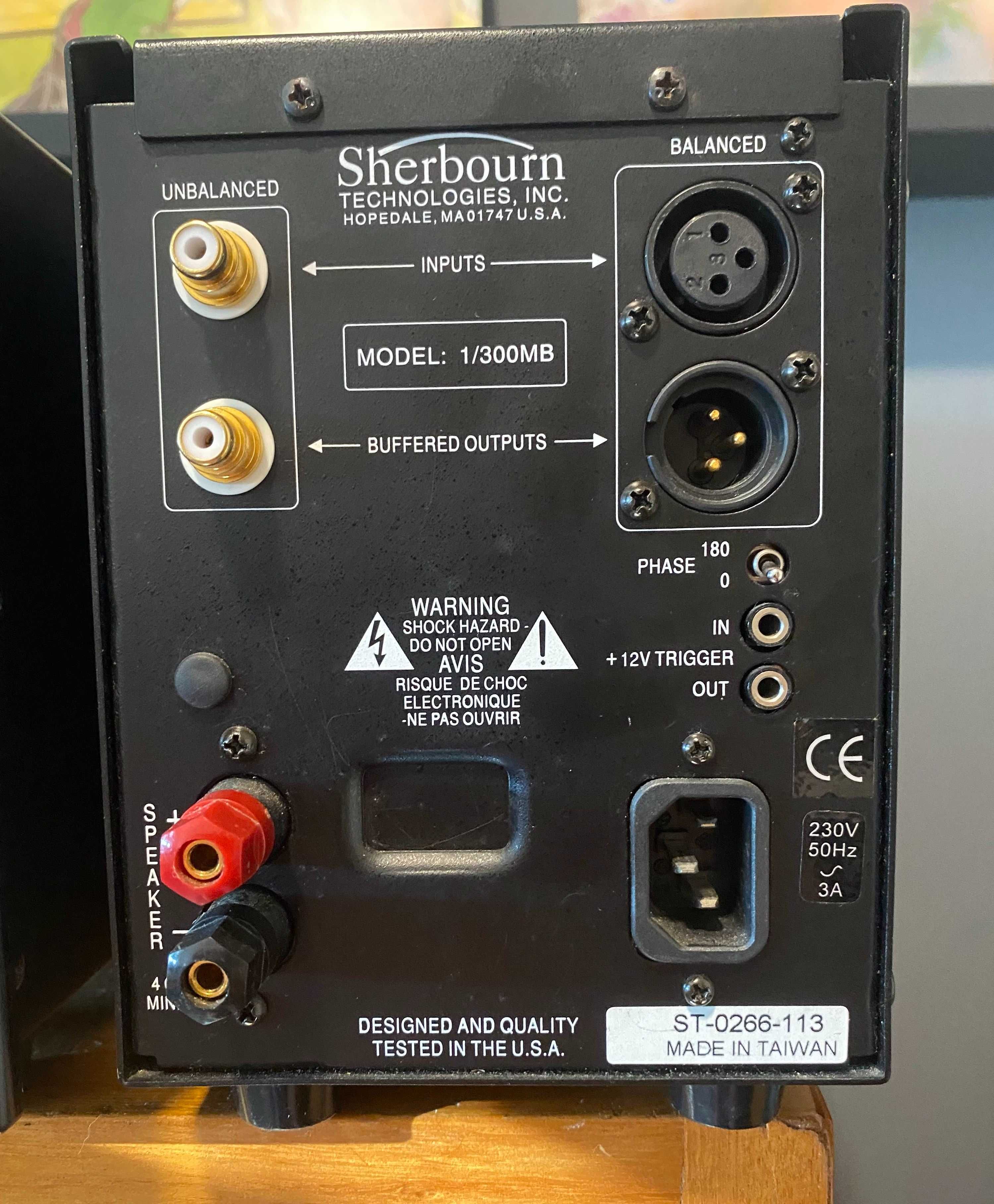 Sherbourn 1/300MB, monoblocos hifi