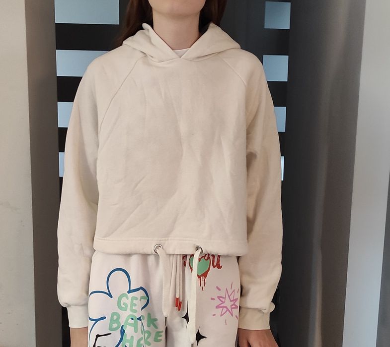 Bluza Rose London roz 38 M beżowa