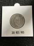 200 Reis 1903 - ( Prata )