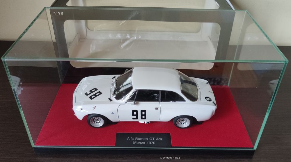 Alfa Romeo Giulia GTAm Monza 1970 rok 1:18 Auto Art