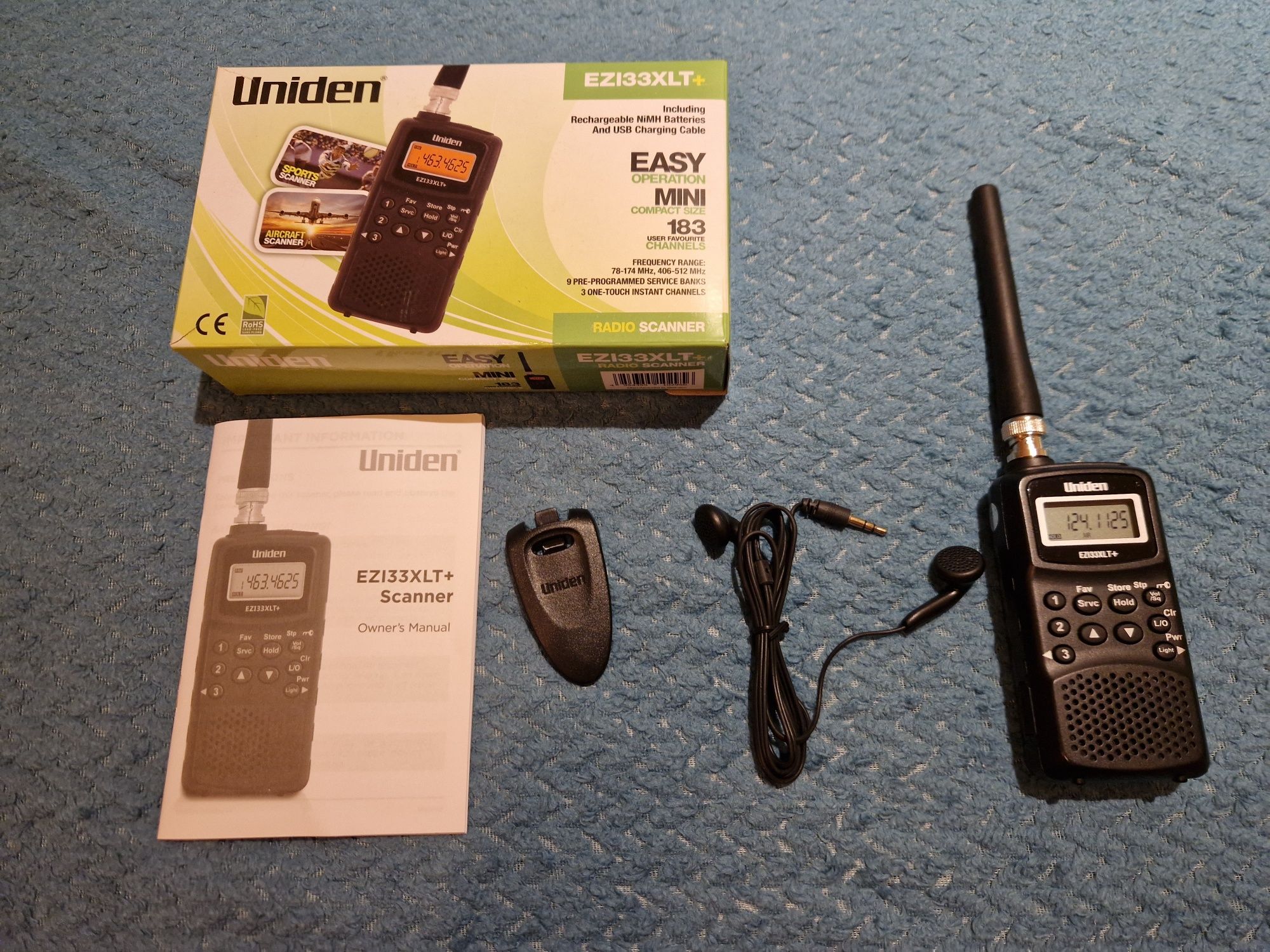 Skaner Uniden EZI33XLT+