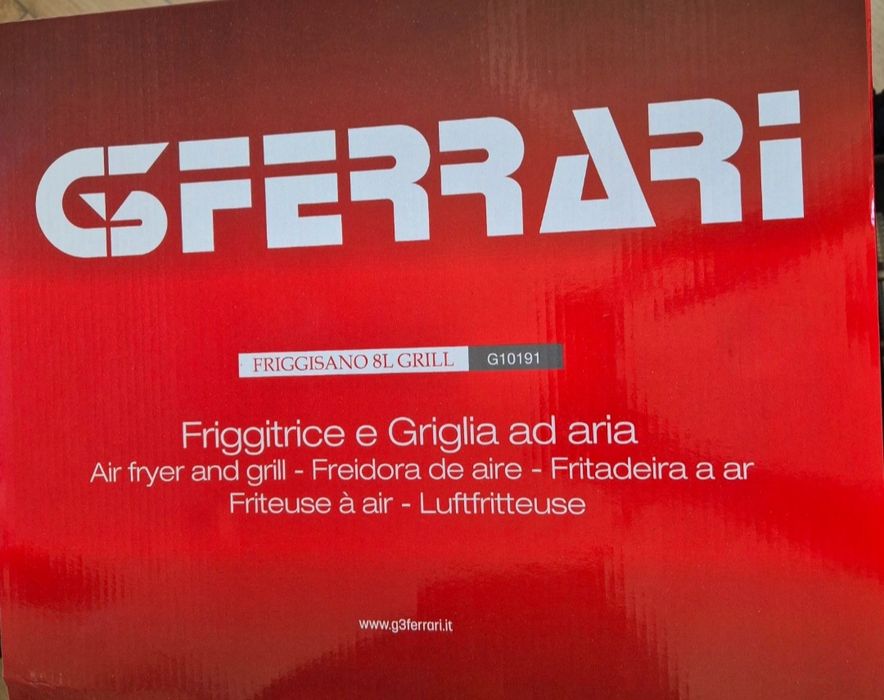 Air Fryer Ferrarri - XXL 8 L - Fritadeira a ar, forno, grill, desidrat