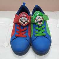 Migające buty sportowe H&M Jaskrawoniebieski/Super Mario