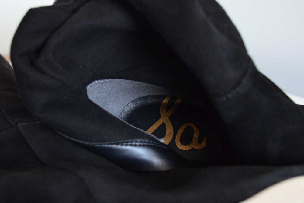 Kozaki ZAMSZOWE na szpilce Sam Edelman Fraya na okres PRZEJŚCIOWY 40