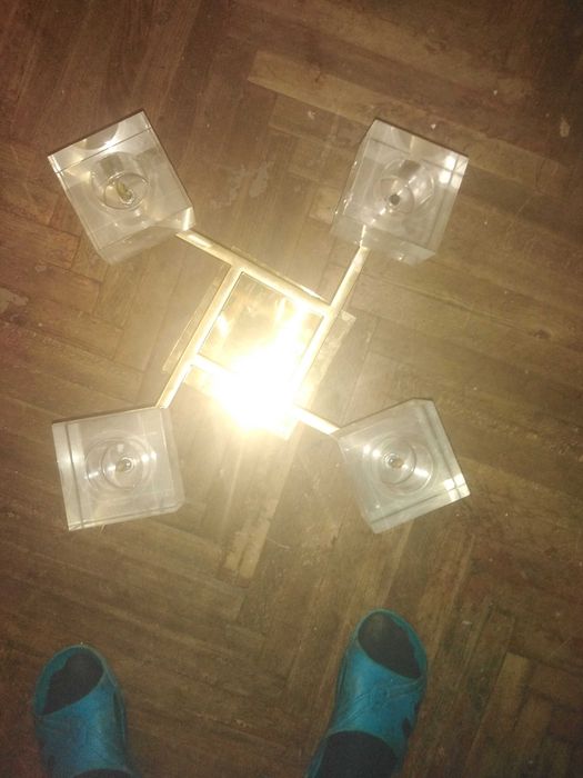 Люстра красивая стеклянная