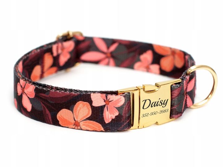 Obroża Dla Psa Z Grawerem R. S