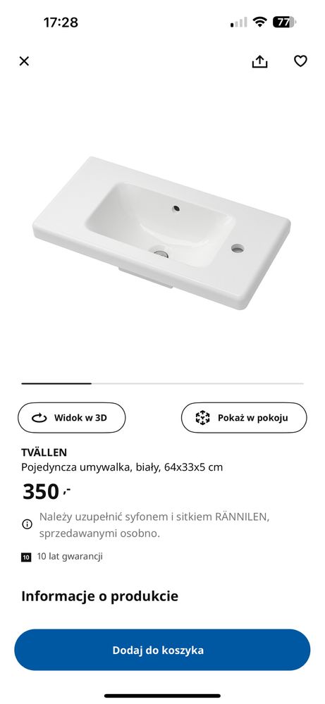 Szafka + zlew IKEA