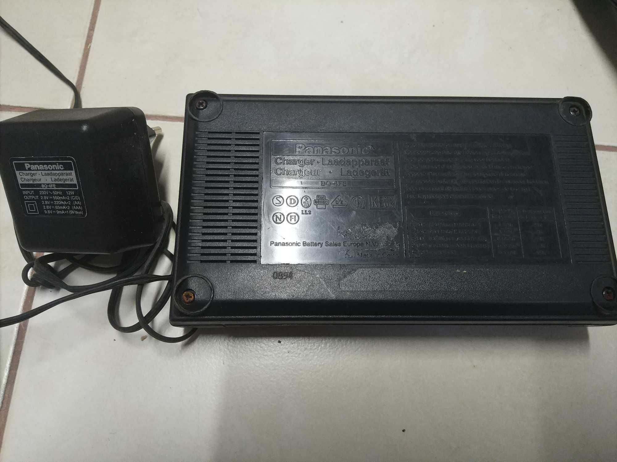 Panasonic BQ-4FE, ładowarka akumulatorków AA, AAA, 9V, C/D, uszkodzona