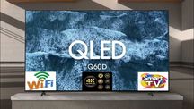 TV NEW QLED Samsung QE65Q60D UltraHD 4K SmartTV Wi-FI 5GHz HDR-Quantum