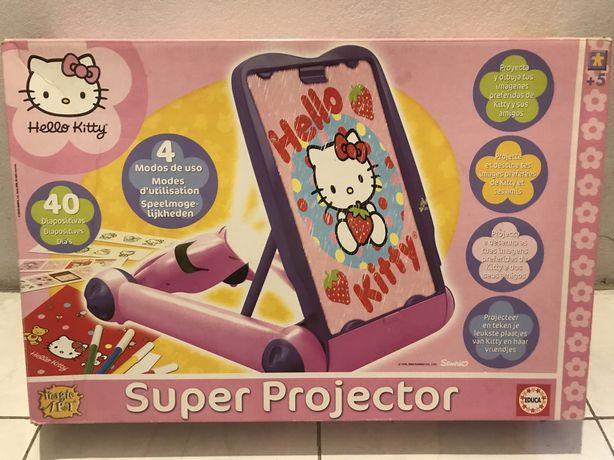 Brinquedo da Hello Kitty - projetor para desenhar