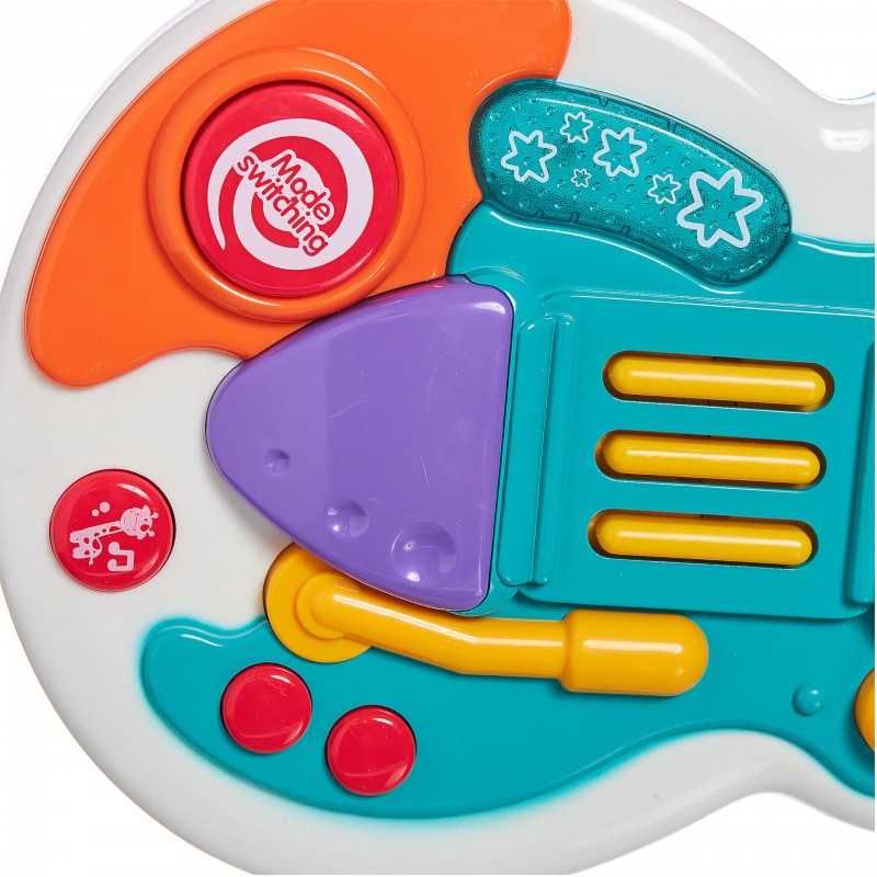 Gitara dla dzieci zabawka odgłosy zwierząt i melodie mały muzyk #9077