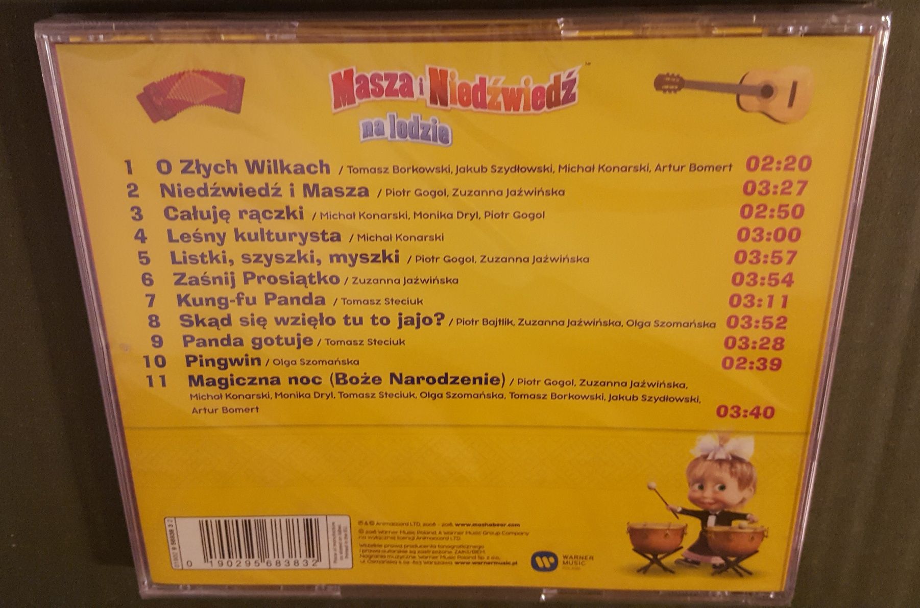 Masza i Niedźwiedź na lodzie CD nowa w folii