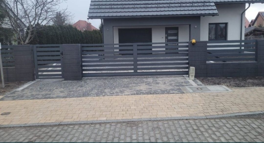 Bramy, furtki, ogrodzenia aluminiowe + montaż