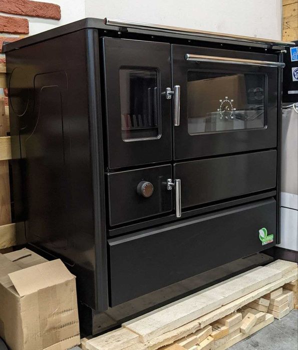 Чавунна піч на дровах з духовкою і варильною поверхнею Alfa-Plam 85G