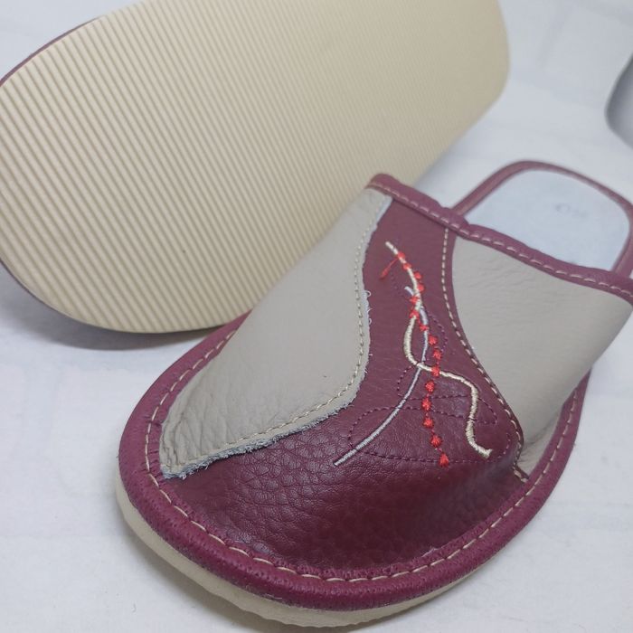 Pantofle kapcie góralskie skóra roz 41