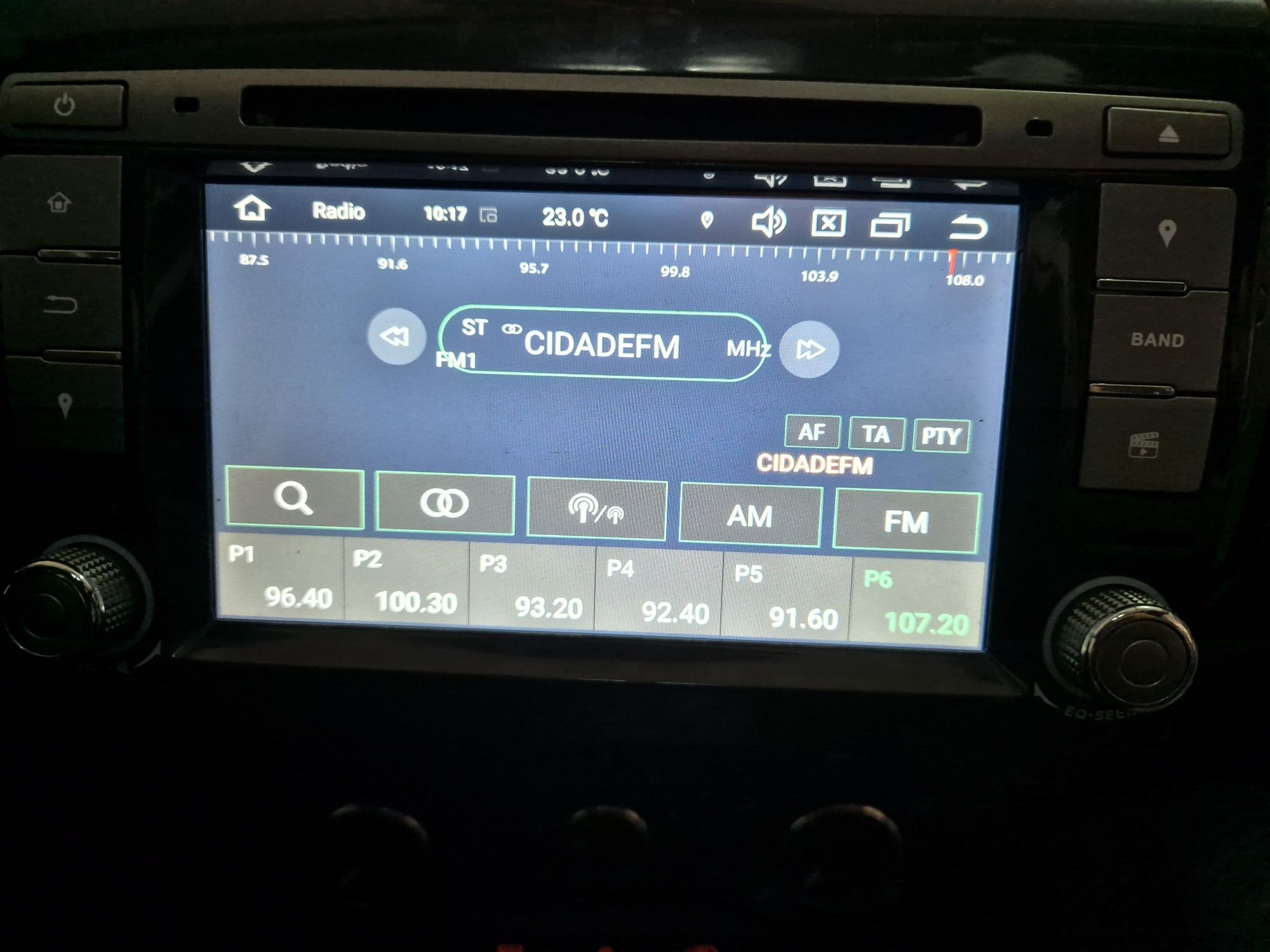 Rádio Android 2din Fiat bravo 198