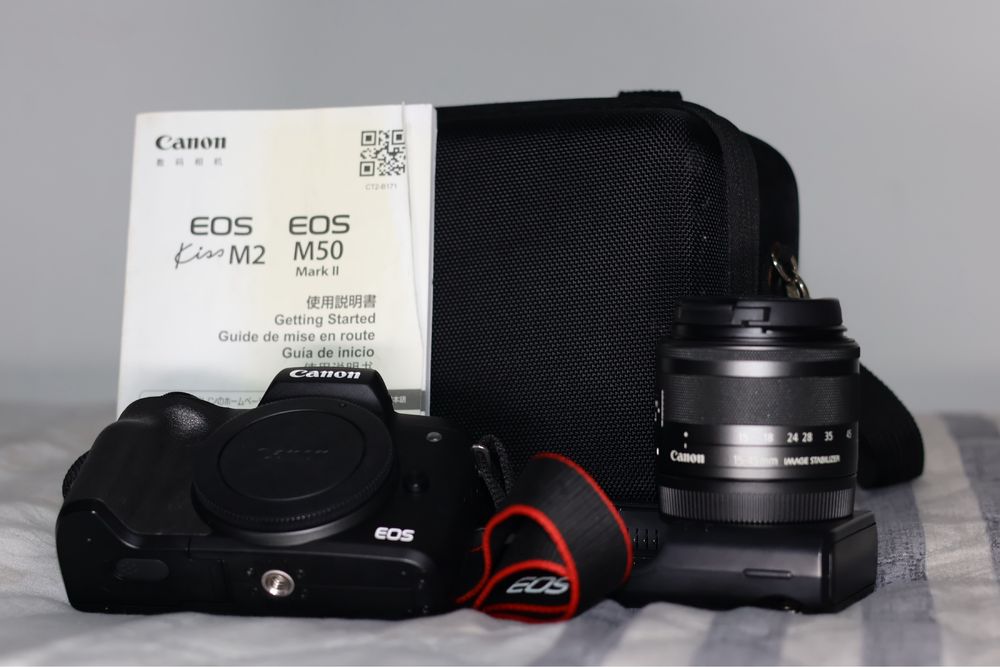 Canon M50 Mark II + Objetiva 15-45mm