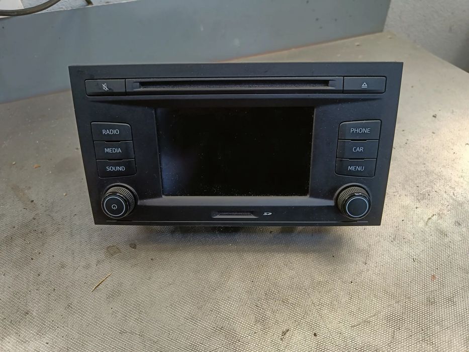 Radio Seat Leon 3 III Wyświetlacz Radioodtwarzacz 5F0035869B