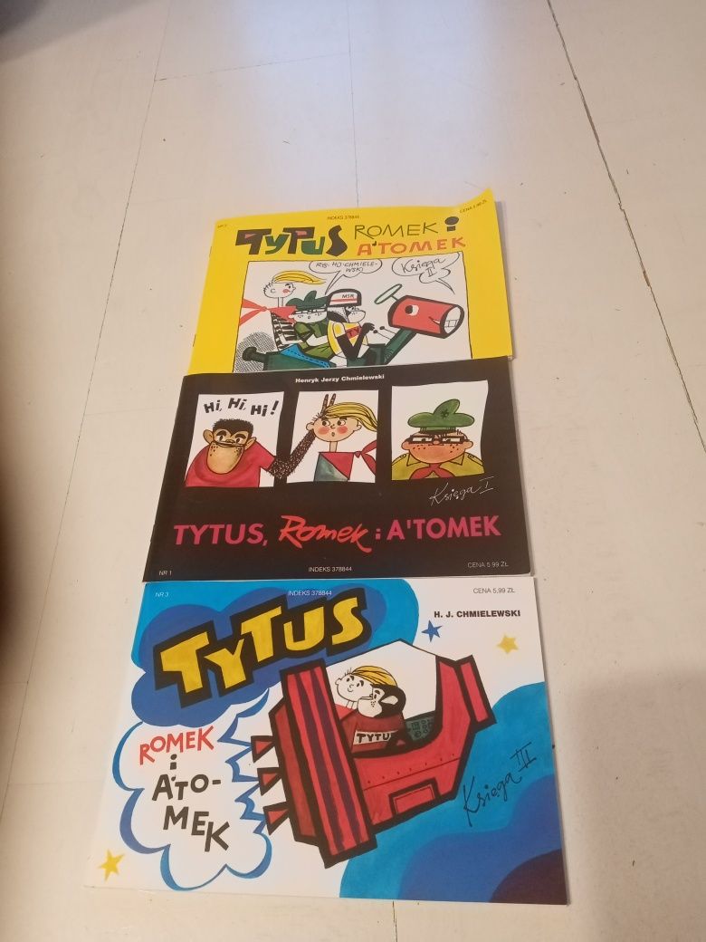 Komiksy " Tytus, Romek i A'Tomek" Nowe!