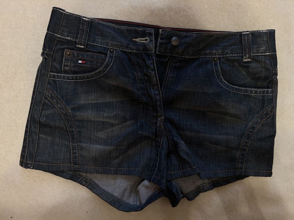 Tommy Hilfiger коллекция винил джинс шорты штаны