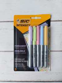 Markery Permamentne BIC Intensity Marking Pastel Blister 5 sztuk nowe