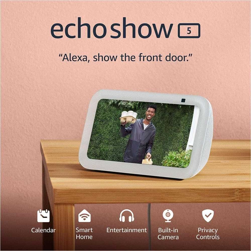 Alexa Echo Show 5 LCD Tela 5.5" Comando voz Smart Home NOVO e SELADO
