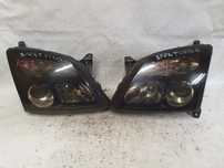 .  KOMPLET LAMP PRZOD PRZEDNICH PRAWA I LEWA OPEL VECTRA C SIGNUM CZARNA SPORT TUNING