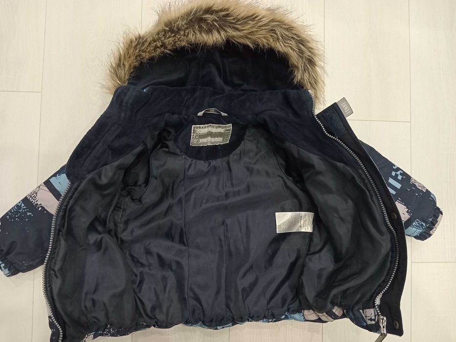 Детский зимний раздельный комбинезон фирмы LENNE на рост 98 см.