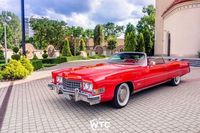 Auta Auto do Ślubu Samochód na Wesele Klasyk Cadillac Kabrio Mustang