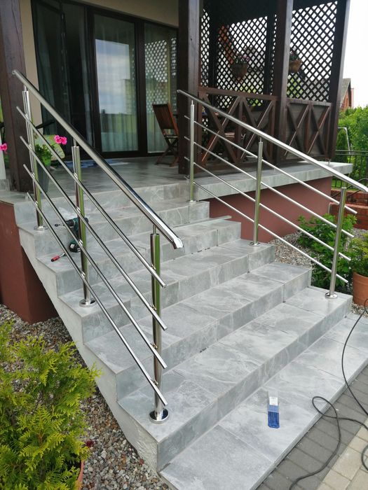 Balustrady Ploty Bramy. Spawanie stali nierdzewnej aluminium.Rurociągi