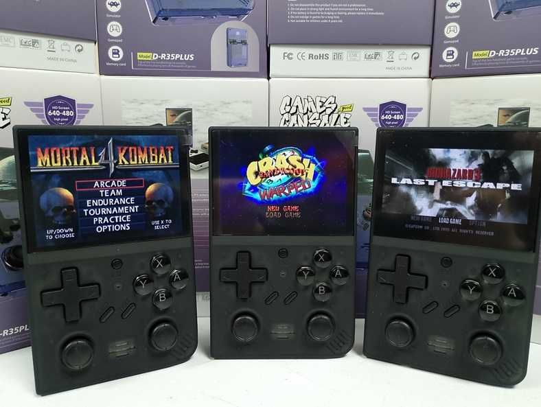 Ретро ігрова приставка портативна PSP 15000 ігор R35Plus PlayStation