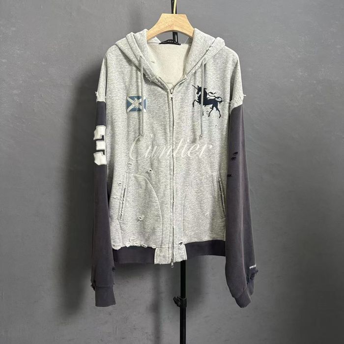 !КРАЩА ЯКІСТЬ! Кофта Project G/R Grailz Zip up hoodie, сіра худі