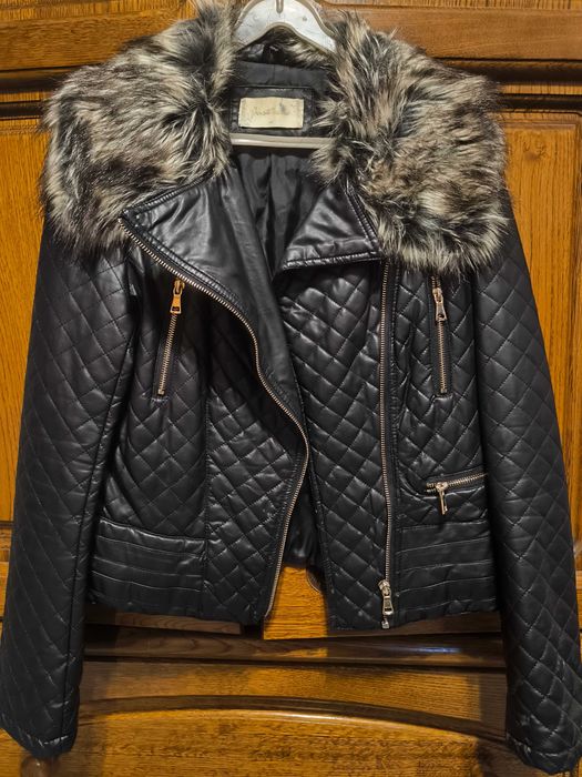 Ramoneska pikowana czarna 36/38