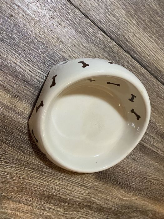 Миска для тварин. Італія. Фарфор. Funny Hoc. Нова