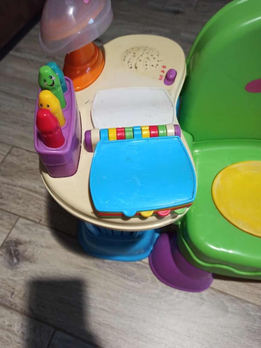 Krzesełko fotel Fisher price edukacyjne