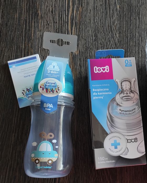 Zestaw 2 nowych butelek dla noworodka Lovi Canpol
