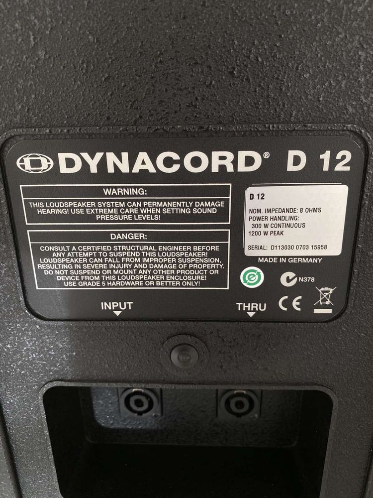 Продам пасивні колонки Dynacord d 12.