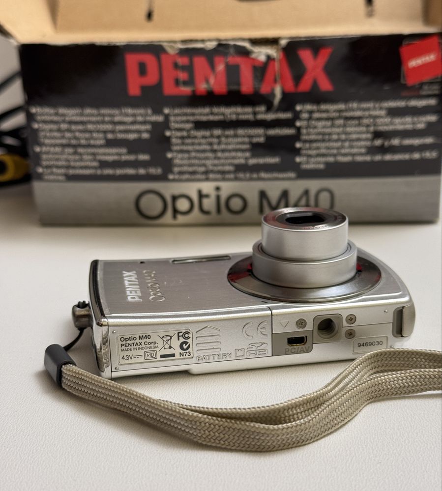 Pentax Optio M40 stary aparat cyfrowy