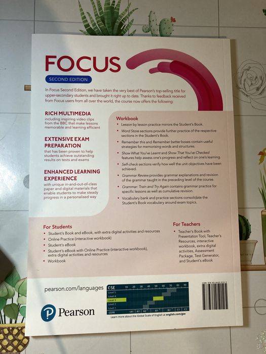 Учебник и рабочая тетрадь Focus 3