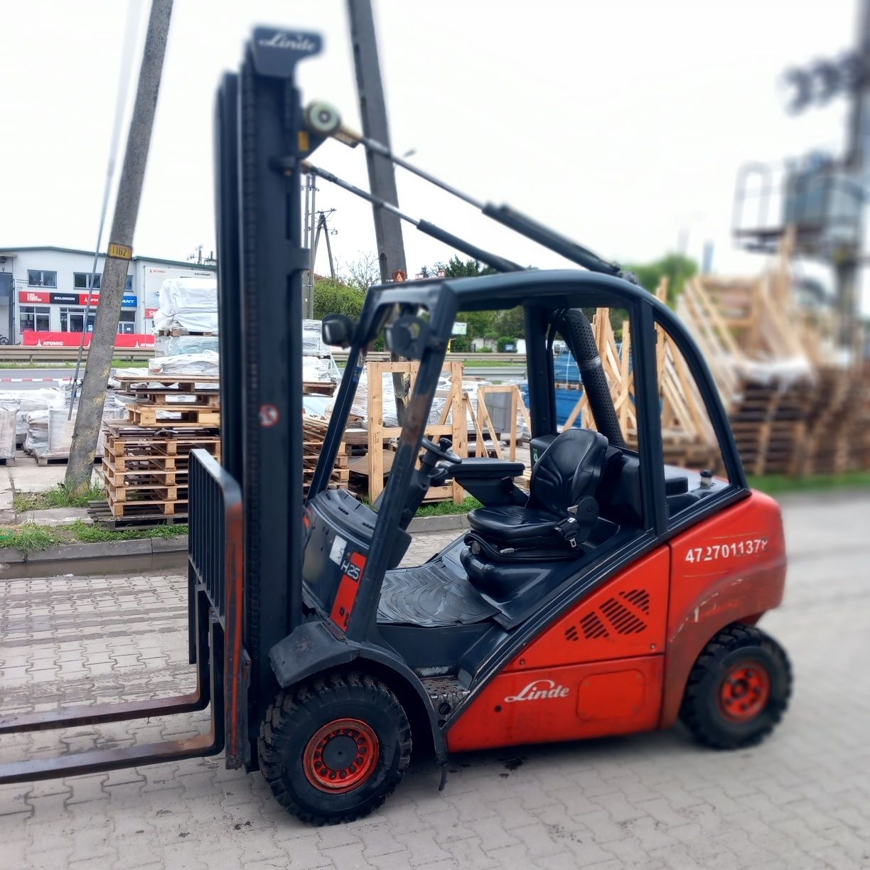 Wózek widłowy Linde H25D rok 2008 UDT