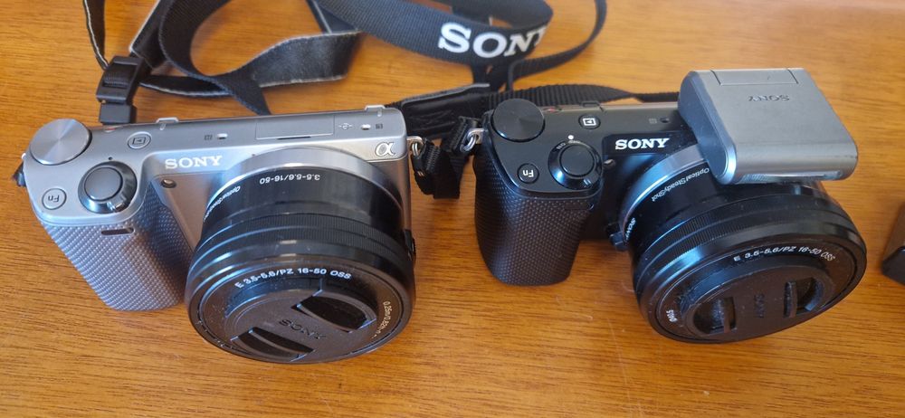 2 Sony Nex 5R e 6 objetivas